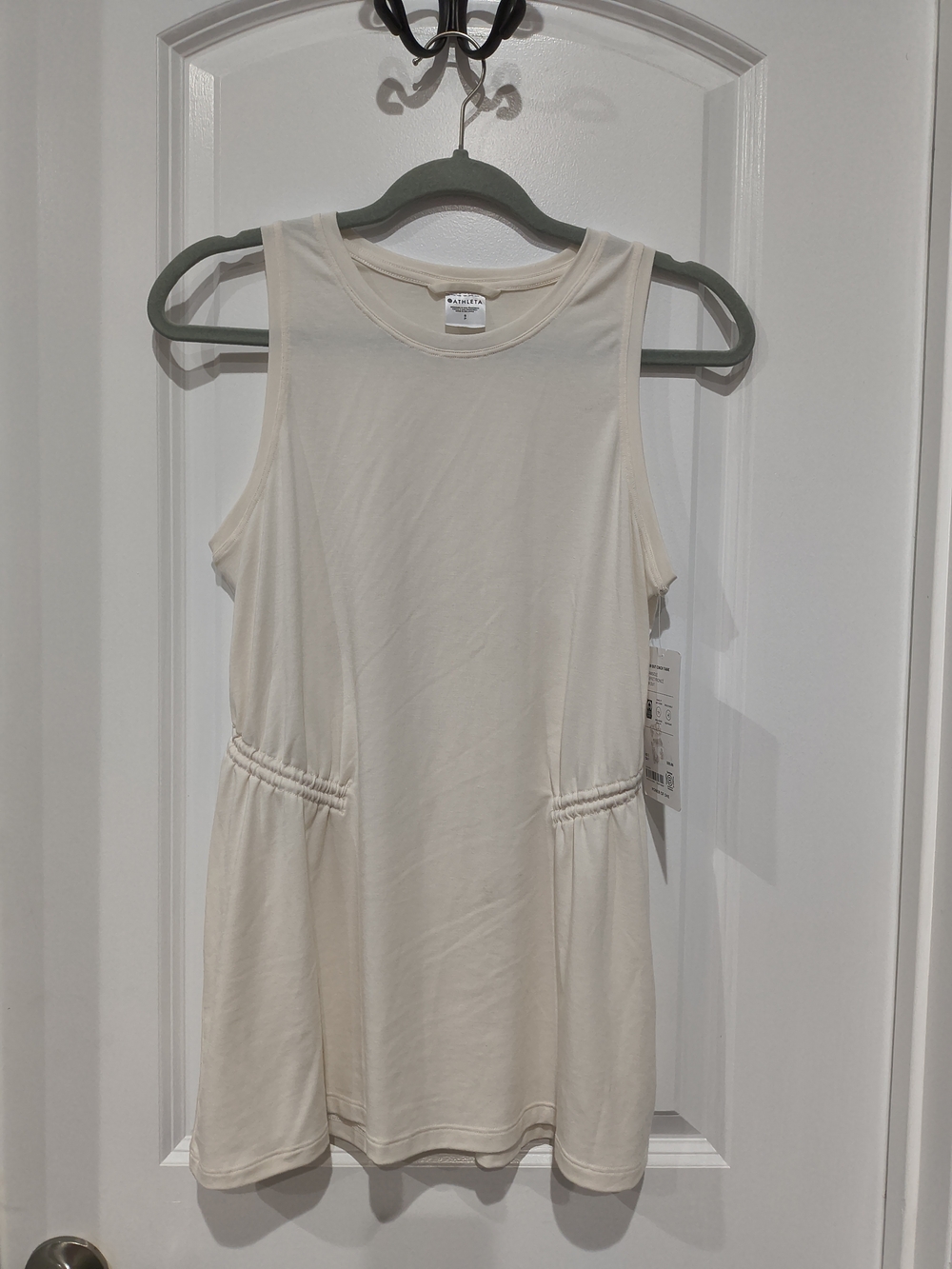 Athleta Cream Crewneck Tank Top NWT